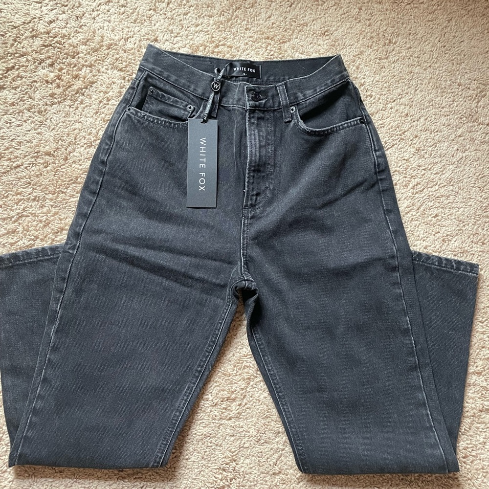 Whitefox Boutique Drive Me Crazy Cropped Jeans Vintage Black